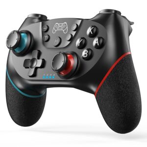 Upgraded Wireless Controller for Switch/Lite/OLED/Switch 2 Pro Controller for Switch Remote Joystick Gamepad Supports Wake up, Gyro Axis, Turbo, Dual Vibration and Screenshot...