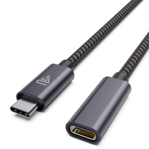 USB C Extension Cable (20Gbps/240W/3.3Ft), Faracent USB 3.2 Type C 3.1 Male to Female Extension Charging & Sync for iPhone 16 15 Pixel PSVR2 MacBook Air Pro/New iPad Dell XPS...