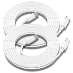 USB C to USB C Charging Cable for Apple 2Pack 10ft, Long Type C to C Fast Charger Cord for iPhone 16 E/17/Air/15/Pro/Plus/Pro Max, for MacBook Pro/Air, for iPad Pro12.9/11in,Air...