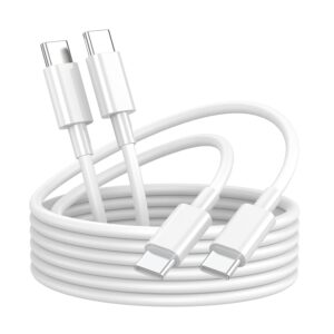 USB C to USB C Charging Cable for Apple iPhone 17/16/15 Charger Fast 6ft Long USBC to USB-C Power Cord for iPhone 17/16 Pro/Pro Max/Air, MacBook Air 13 inch/IPad...