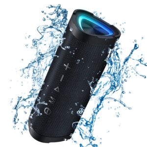 Vanzon Bluetooth Speakers, V40 Wireless Portable Bluetooth Speaker with TWS Dual Pairing, 24W Stereo Sound and 24H Playtime, IPX7 Waterproof Bluetooth Speaker for Home and Outdoor