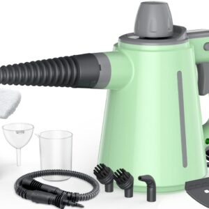VeRosky Handheld Steam Cleaner, Pressurized Multi-Surface Steam Cleaner for Home Use with 10pcs Tools and Safety Lock to Remove Grime, Grease, Steamer for Cleaning Floor,...