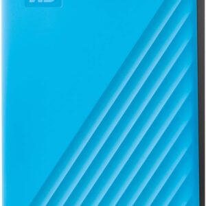 WD 4TB My Passport, Portable External Hard Drive, Blue, backup software with defense against ransomware, and password protection, USB 3.1/USB 3.0 compatible - WDBPKJ0040BBL-WESN