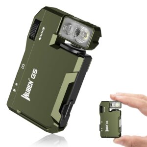 WUBEN G5 Rechargeable EDC Flashlight, Powerful RGB Flashights, 400 Lumens Portable Flat Mini Flashlights, IP68 Waterproof Multi-Mode Magnetic Small Keychain Flashlight for...