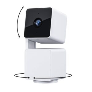 WYZE Cam Pan v3, Indoor/Outdoor IP65-Rated 1080p Pan/Tilt/Zoom Wi-Fi Smart Home Security Camera with Color Night Vision, 2-Way Audio, Compatible with Alexa & Google Assistant,...