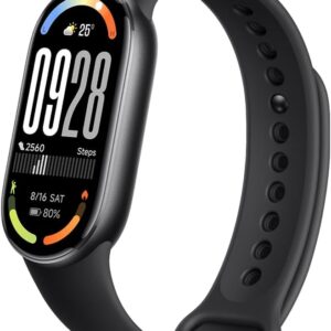 Xiaomi Mi Smart Band 10 (2025) Global Version - 1.72" AMOLED Display | 21 Days Battery Life | Touchscreen, Multi-Sport Tracker, Activity Tracker, Heart Rate Monitor | BT5.4 -...