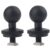 1″ Track Ball with T-Bolt for RAM B Size Double Socket Arm, Track Mount for Kayak/Truck/Motorcycles, Compatible with RAM Tough-Track(2PCS) by Rigdance