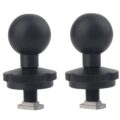 1″ Track Ball with T-Bolt for RAM B Size Double Socket Arm, Track Mount for Kayak/Truck/Motorcycles, Compatible with RAM Tough-Track(2PCS) by Rigdance