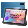 10 inch Android 15 Tablet: Octa-Core, 8GB RAM 64GB, 7000mAh, with Stand Case, IPS HD Display, Wi-Fi 6, OTG, Metal Body – Fast & Portable Tablet for Work & Entertainment, 2-Year… by TabneraX