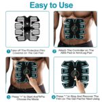 10 Modes 39 Levels of Intensity USB Rechargeable Portable Fitness Workout Equipment with 10pcs Free Gel Pads for Men Woman by SPORTLIMIT