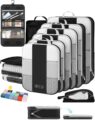 10 Set Compression Packing Cubes for Travel Essentials,Compressible Expandable Packing Cubes for Suitcase,OlarHike Luggage Organizer Bags for Travel,Handy Helper for Organizing… by OlarHike
