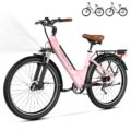 1000 Peak Electric Bike for Adults,up 80 Miles Removable Battery Ebike, 26″ Electric E Bike with 7-Speed,Adult Electric Bicycles for Commute Beach Snow Womens All Terrain by Cybervelo