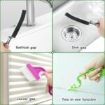 12 Pcs Crevice Cleaning Brush, Crevice Cleaning Tool, Cleaning Brush, Window Groove Cleaning Brush, Cleaning Tools, Small Brushes for Cleaning, Shutter Door Window Track Kitchen... by Maahongh