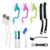 12 Pcs Crevice Cleaning Brush, Crevice Cleaning Tool, Cleaning Brush, Window Groove Cleaning Brush, Cleaning Tools, Small Brushes for Cleaning, Shutter Door Window Track Kitchen… by Maahongh