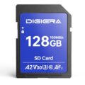 128GB CS100 SDXC UHS-I Memory Card – up to 100MB/s, C10, U3, V30, 4K UHD, SD Card for Computers, Digital Cameras, Home Theatre Devices, Car Navigation Systems (1 Pack) by DIGIERA