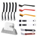 13pcs Household Cleaning Tools 2 in 1 Groove Cleaning Brush Window Track Cleaning Tools Hard Bristle Crevice Cleaning Brush Wire Brushes for Cleaning Rust by SzGnays