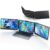 14’’ Triple Laptop Screen Extender, 1080P FHD Portable Dual Monitor for Laptop USB C HDMI, Plug-Play Monitor Extender for Triple Display for Mac/Windows, Fit 13”-17.3” Laptops by APILDELLA
