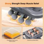 16 Head Massage Gun Set, Deep Tissue Percussion Massager, Electric Massage Tools with 9 Styles & Levels, Dark Grey by GAXEZO