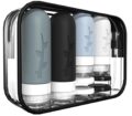 18pack Travel Bottles for Toiletries,TSA Approved Silicone Travel Containers for Toiletries,Leak Proof Refillable Liqus Shampoo And Conditioner travel Essentials toiletry Bottles by Tocelffe