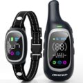 2-in-1 Dog Shock Collar and Bark Collar for Dogs – 3300FT Dog Training Collar with Remote, IP67 Waterproof e Collar with Anti-Bark/Beep/Vibration/Shock Modes for Small Medium… by AIKEEP