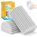 2-Pack Damp Clean Duster Sponge, Magic Sponge Eraser Baseboard Cleaner Tool, Dusters for Cleaning Blinds, Glass, Vents, Railings, Mirrors,Window Track Grooves and Faucets by YFUIF