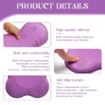 2 Packs Yoga Knee & Elbow Cushions - Extra Thick Foam for Knees, Elbows, Wrists, Hands & Head - Pilates & Kneeling Pads - Support Foam Pads for Women & Men by MBKHFLL
