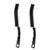 2 Pcs Crevice Cleaning Brush Hard Bristle Gap Brush Multifunctional for Bathroom Household Kitchen Tiles Window Crevice Cleaning Tool (Style 1) by POPGIO