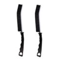 2 Pcs Crevice Cleaning Brush Hard Bristle Gap Brush Multifunctional for Bathroom Household Kitchen Tiles Window Crevice Cleaning Tool (Style 1) by POPGIO