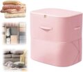 2025 New 3-Layer Ultra Space Saving Self Compression Organizer, Multifunctional Comforter Storage Bag for Comforters, Clothes, Blankets, Home Organization Must Haves (Pink,… by Rewdut
