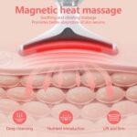 2025 New Face and Neck Massager Tool, 7 Colors LED Womens Skin Care Facial Massager for Skin Rejuvenation, Lifting, Toning, Glow Boost-White by EOSVAP