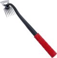 [2025 New Upgraded] 2 in 1 Weed Puller Tool with Long Handle, Heavy Duty Garden Weeder Tool for Vegetable Gardening Backyard Farm Planting & Weeding (Rubber Handle) by Lehood