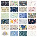 24 Pack Boxed Floral Blank Greeting Cards with Self-adhesive Envelopes For All Occasion, 24 Unique Watercolor Designs No Repeats by Nihuecne