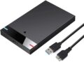 2.5” 1TB Ultra Slim Portable External Hard Drive USB3.0 HDD Storage for PC, Desktop, Laptop, MacBook, Chromebook, Xbox One by HWAYO