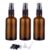 2oz Amber Glass Spray Bottles for Essential Oils, Small Empty Spray Bottle, Fine Mist Spray, Set of 3 by hmaimas