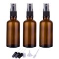 2oz Amber Glass Spray Bottles for Essential Oils, Small Empty Spray Bottle, Fine Mist Spray, Set of 3 by hmaimas