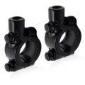 2PCS Motorcycle Mirrors Mounts, 7/8″ Handlebar Mirror Mount Clamp Adaptor with 8mm Thread, Aluminum Alloy Rearview Mirror Bracket Clamp for Motorcycle Dirt Bike Scooter by FSTURIOS