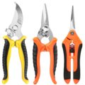 3 Pack Garden Pruning Shears, Stainless Steel Shears, Gardening Shears, Scissors, Garden Clippers, Pruning Snips, Pruning Shears for Gardening Tools by EWPJDK