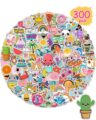 300 Pcs Stickers for Kids, Cute Water Bottle Vinyl Waterproof Laptop Stickers for Students Gifts School Supplies Classroom Teacher Prizes Sticker Pack for Kids Girls Teens by Greingways