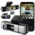 3K 4 Channel Dash Cam, 560° All-Sides View, Front and Rear Inside Car Camera with 3.18”Touch Screen, Dash Camera 24/7 Parking Mode, Built-in GPS 5.8G WiFi Night Vision Voice… by BOTSLAB