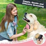 3PCS Self Cleaning Slicker Brush & Pet Grooming Rake & Bath Brush for Dogs,Cats and Horses | Double-Sided Dematting Comb & Skin Friendly Deshedding Grooming Tool | Pet Supplies... by Augwind