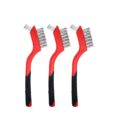 3pcs Top-Rated Wire Brushes for Rust Removal and Metal Cleaning – Ideal for Artists, Hobbyists, and Professionals – Durable and Versatile Brushes for Various Surfaces by PAOTEEM