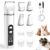4 in 1 Dog Clippers Grooming Kit with LED Screen, Cordless Quiet Paw Trimmer & Nail Grinder, Rechargeable Waterproof Feet Ear Body Hair Shaver for Cats Dogs Pet Supplies, Pure… by Aenncci
