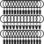 40 Pack Curtain Rings with Clips, Drapery Clips with Rings, Drapes Rings 1.26 in Interior Diameter, Fits up to 1 in Curtain Rod, Black by AMZSEVEN