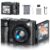 4K Digital Camera for Photography, 50MP Vlogging Camera for YouTube, Compact Cameras with 2.8″ 180° Flip Screen, 16X Digital Zoom, Point and Shoot Camera with 32GB SD for… by NEMUTA