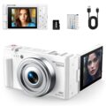 4K Digital Camera for Photography, 72MP Vlogging Camera for YouTube, Autofocus Digital Cameras with 270° Flip Screen, 18X Digital Zoom Point and Shoot Cameras with 64GB TF Card… by CAMWORLD
