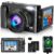 4K Digital Camera for Photography and Video, Autofocus 48MP Vlogging Camera for YouTube with 3” 180°Flip Screen 16X Zoom Compact Travel Cameras with SD Card, 2 Batteries,… by Oiadek