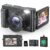 4K Digital Camera for Photography and Video, Autofocus Anti-Shake 48MP Vlogging Camera for YouTube, 3” 180°Flip Screen Camera with Flash 16X Zoom, Digital Camera with 32GB Card… by Zostuic