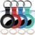 4Pack,Compatible with Airtag Holder Case with Keychain IPX8 Waterproof,Shockproof GPS Tag Tracker Cover [Anti-Scratch] [PC+Silicone] for Item Finders Case for… by hitfine