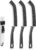4Pcs Crevice Cleaning Brush, Gap Cleaning Brush Tool, 2 in 1 Dustpan Cleaning Brushes, Crevice Cleaning Tool for Kitchen Bathroom Shutter Door Window Track by WOBEVB
