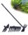 5-in-1 Garden Hoe – Adjustable 37″ to 50″ Handle, 5 Tool Heads, Heavy-Duty Weeding, Cultivating, and Raking Tool for Gardening, Camping, and Outdoor Use by HIPULX